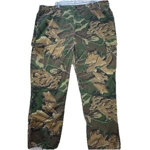 Vintage Y2K Commander Men's 2XL Waist 46-48‎ Hunting Camo Cargo Pants Adjustable